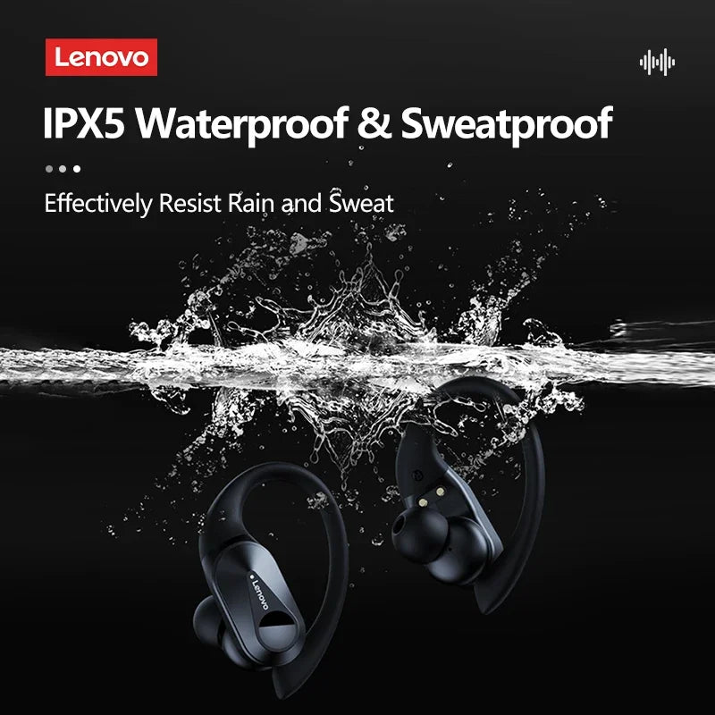 Lenovo LP75 TWS Bluetooth V5.3 Headphones Wireless LED Digital